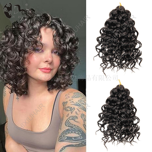 时尚拉美卷非洲短卷发钩针发接发脏辫假发GoGo Curl Crochet hair