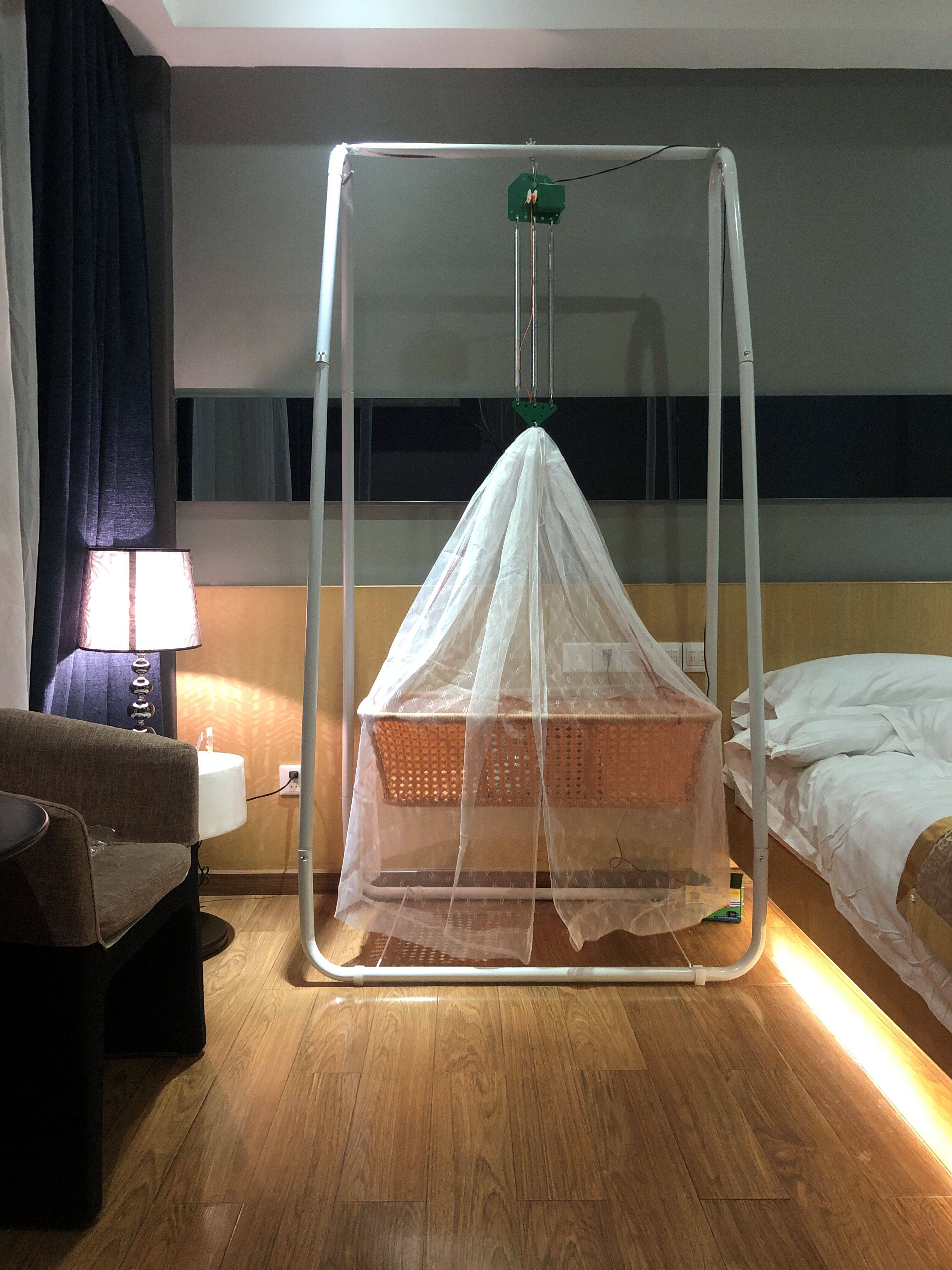 上下摇潮汕非手动摇篮宝宝婴儿童安抚摇床童吊床支架儿童电动哄娃