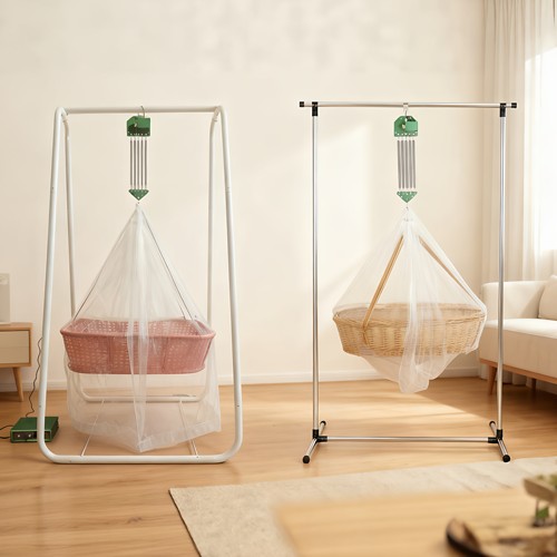 潮汕新生儿电动摇篮床婴儿床宝宝床儿童床新生婴儿床上下摇萝卜蹲