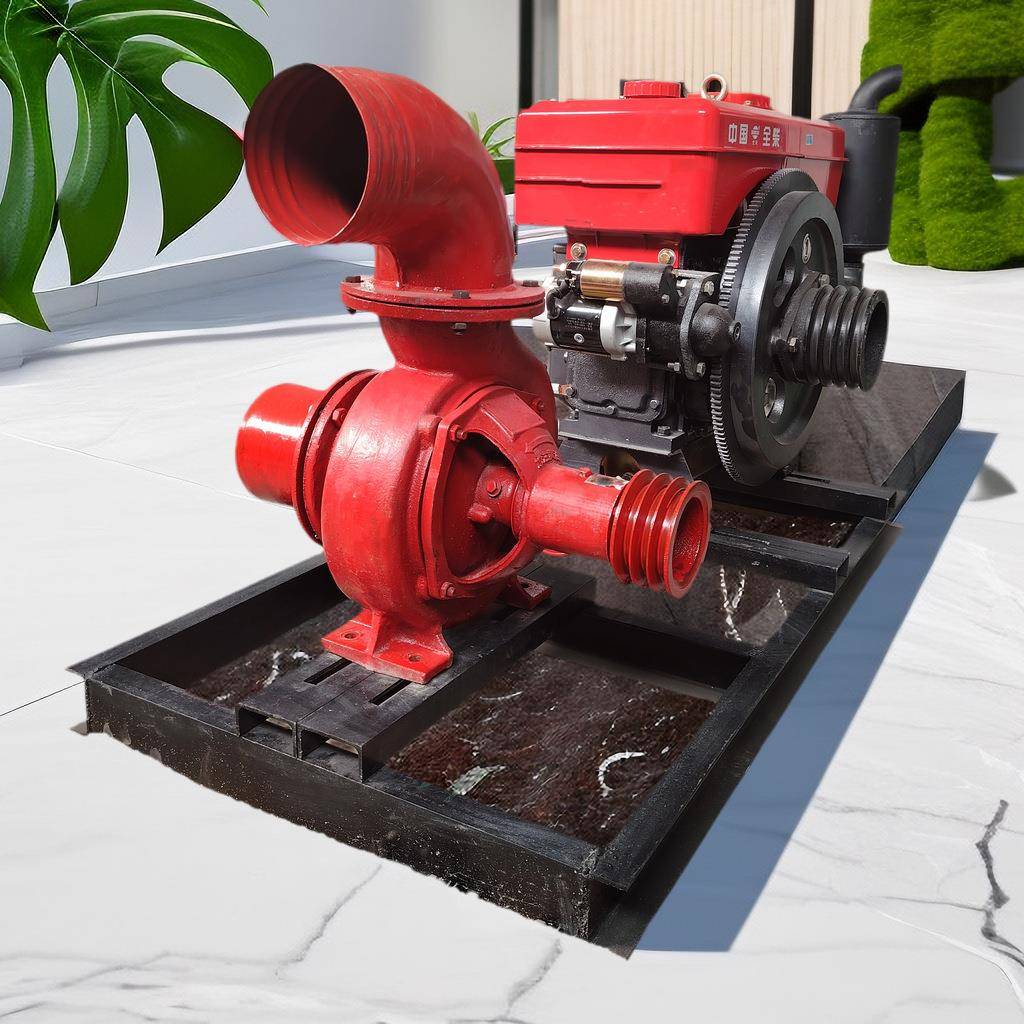 柴油机6寸水泵抗旱浇地农田灌溉抽水泵离心泵