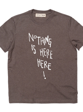 nothing.cn/重磅230克全棉短T男螺纹领基础款/