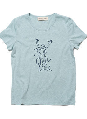 nothing.cn/女款正肩基础款T恤/全棉短袖/舒适休闲/松chillax/b2