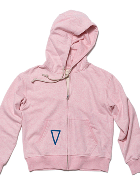 nothing.cn/女款连帽拉链开衫短卫衣/舒适棉质/“十九年”系列