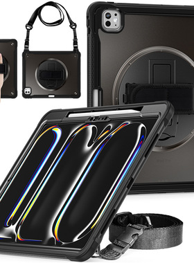 适用ipad pro11/13/air13 2024 case cover shell防摔背带保护壳