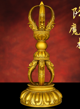 黄铜中式家居客厅佛堂