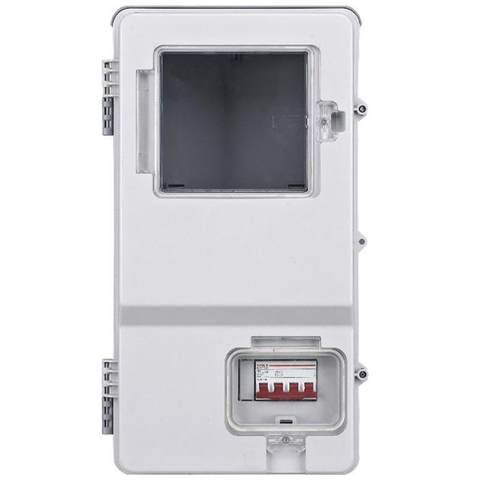 南非三相一表电表箱北非塑料防水表箱电力高防护电能表计量箱壳体