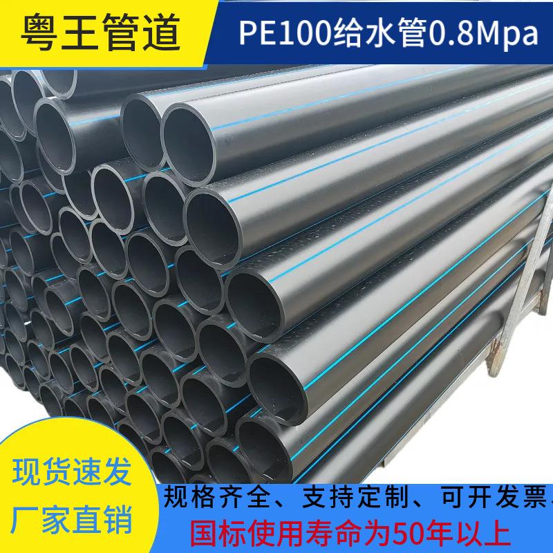 PE给水管PE100农田灌溉管热熔对接给水管工厂现货