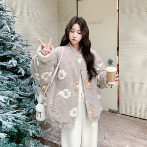 【现 货】立体花朵90绒内胆外套货号7015-P260-K378图片