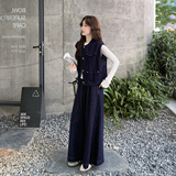 【现货】2026年春牛仔马甲+阔腿裤套装货号6708-P175-K288，女装套装/套裙，2C302