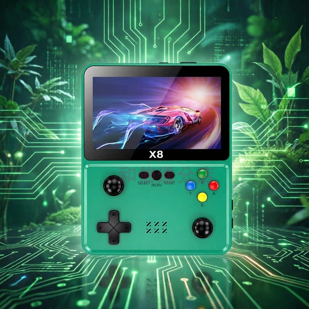 新款x8掌上儿童年游戏机可连电视GBA模拟器街机电玩摇杆高清掌机