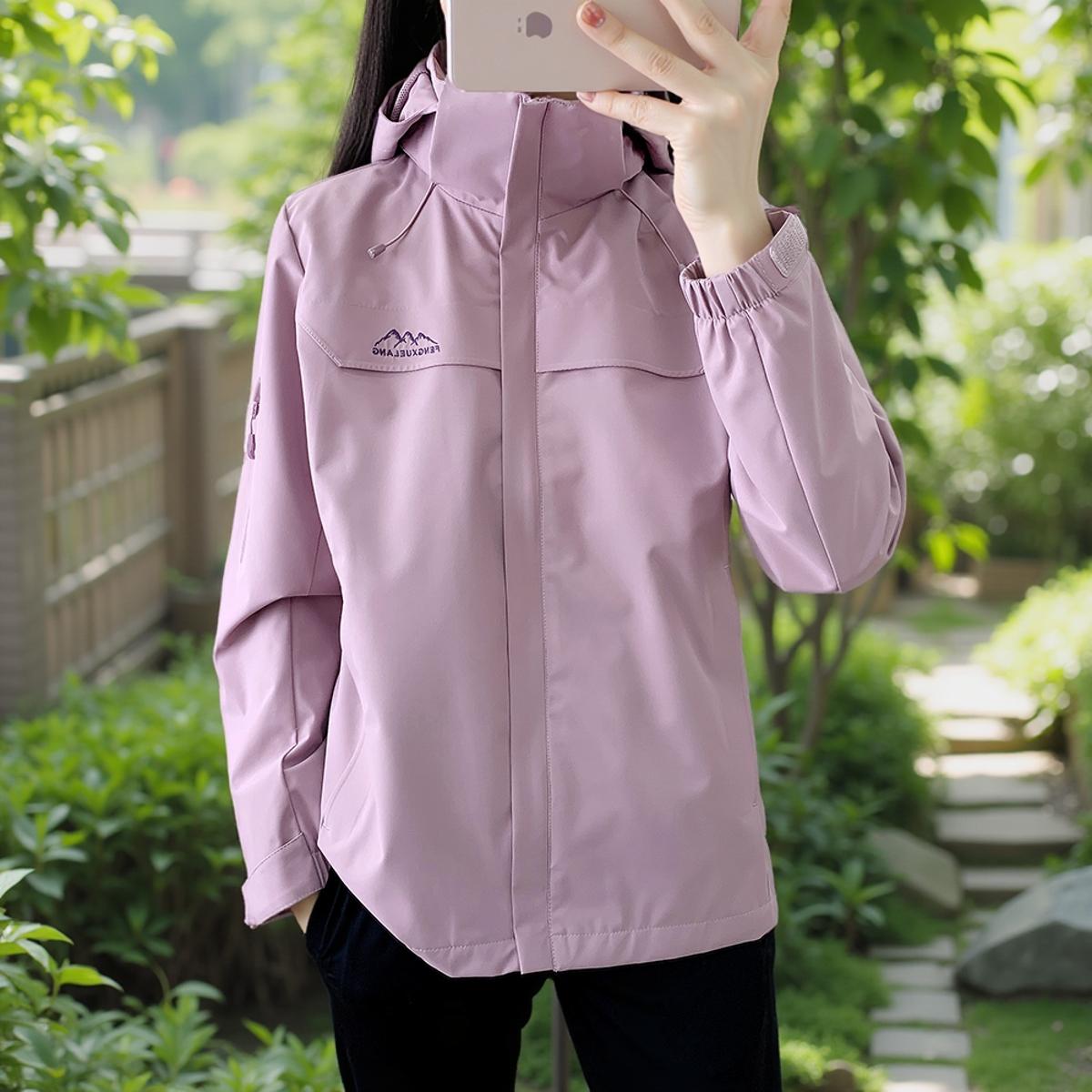 风雪狼正品户外冲锋衣百搭防风衣