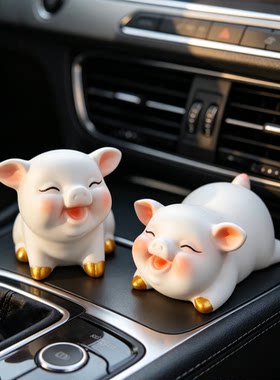 小猪车宠汽车装饰小摆设