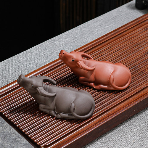 茶宠生肖牛摆件玄关电视酒柜装饰
