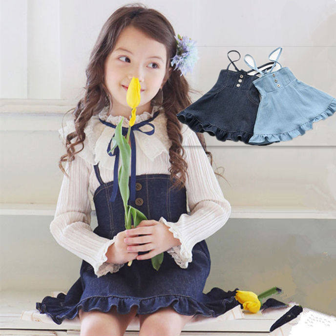 Jupe fillette en toile - Ref 2051087 Image 1