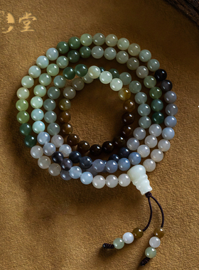 天然和田玉多圈手链男女万象手串