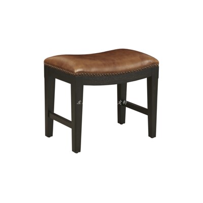 美式乡村实木床尾凳Harbor美式风格卧室家具换鞋长凳House床尾凳