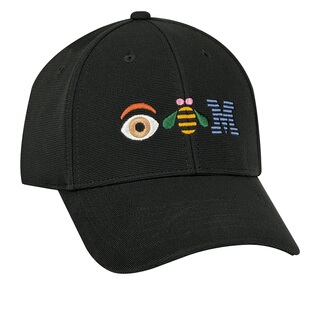 IBM  Eye-Bee-M 小蜜蜂棒球帽遮阳帽帽子