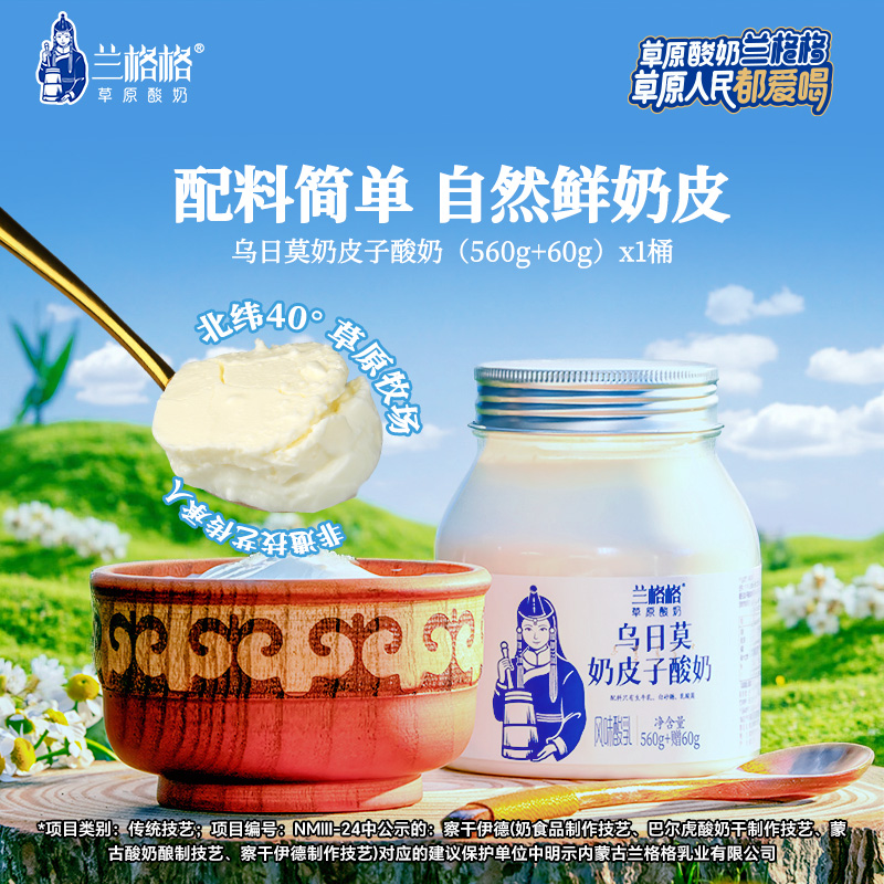 兰格格奶皮子酸奶内蒙古特产