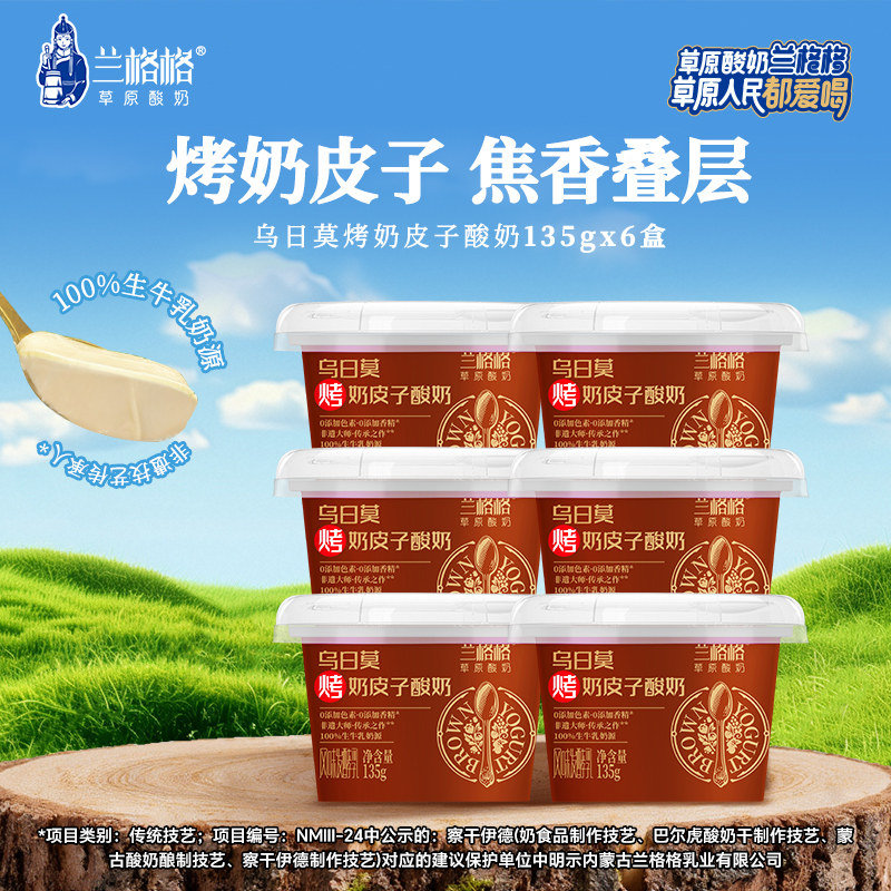兰格格草原酸奶新款烤奶皮子
