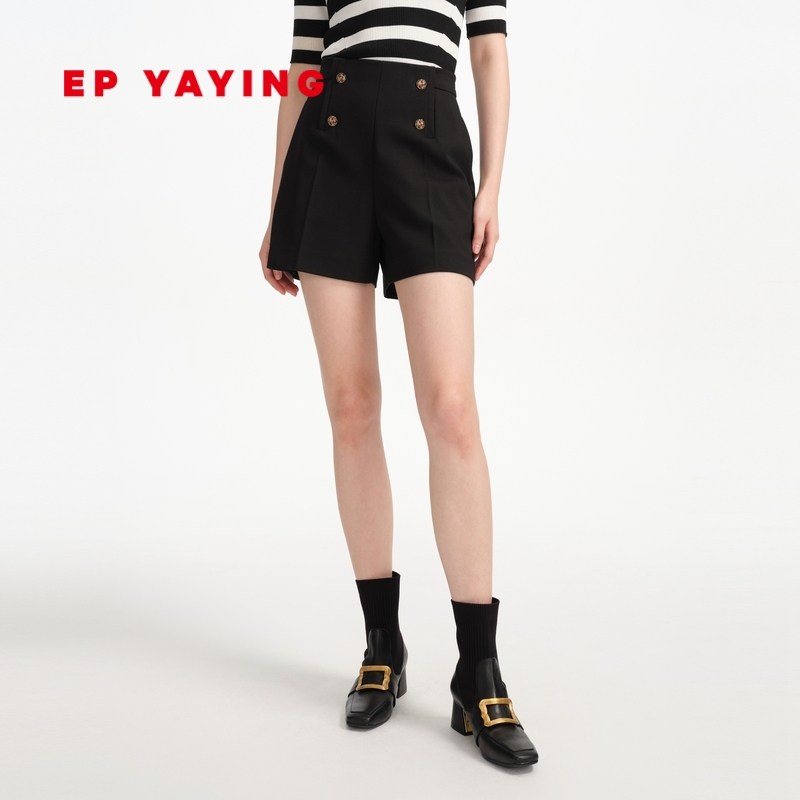 [唐嫣同款]EP雅莹女装 高腰小a休闲短裤 商场同款6208C