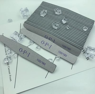 美甲工具进口砂条黑心双面修形