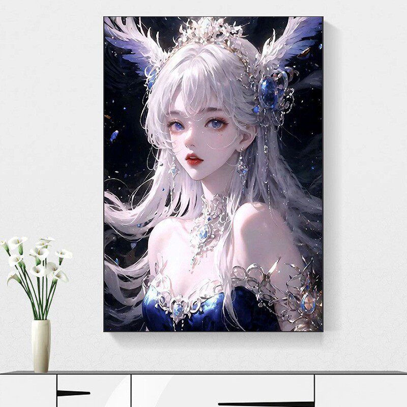 自己手工贴钻画古风人物巨蟹座点钻十字绣2026新款钻石画满钻圆钻