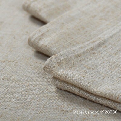 工厂直销不染色超宽幅亚麻布料