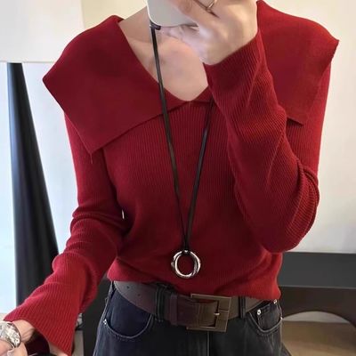 2024秋季新款减龄大翻领