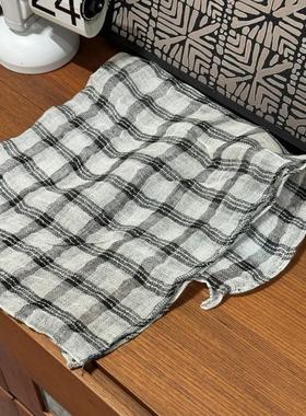 【轻奢高端定制】秋季亚麻方巾240726-72602