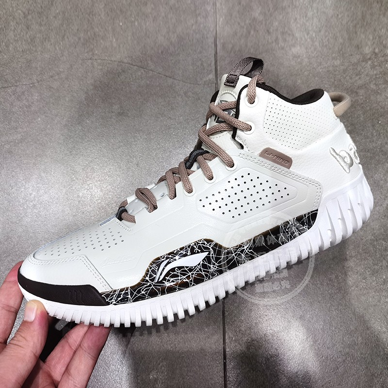 李宁男子反光篮球外场鞋