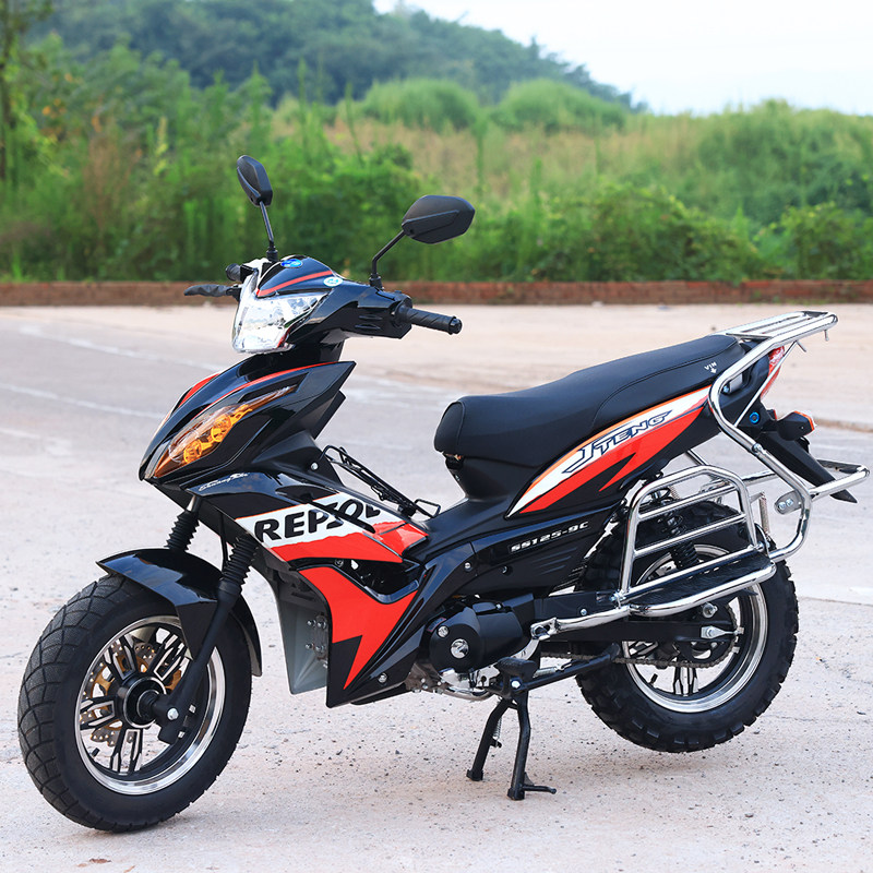 มอเตอร์ไซค์เครื่องยนต์ Zongshen 125 ซีซี ระบบหัวฉีดไฟฟ้า Efi สี่จังหวะ มาตรฐานแห่งชาติ IV ช่วงล่างกว้าง เบรกดิสก์ แผ่นวางเท้าต่ำ และโครงโค้ง สามารถจดทะเบียนได้