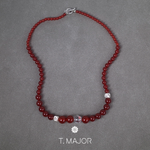 T.MAJOR 鎏金系列 瑞锦红玛瑙项链