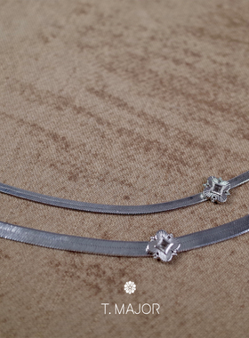 曼棠流光系列单花项链