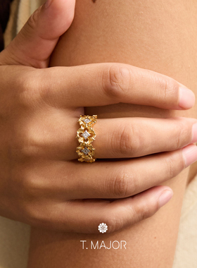 T.MAJOR曼堂流光系列开口戒