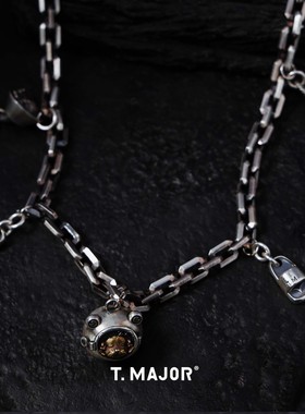 T.MAJOR纯银重工做旧项链