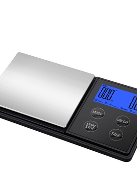 黑色2g0.1g家用食烘焙称智能手冲咖啡电子秤跨境计时厨房秤