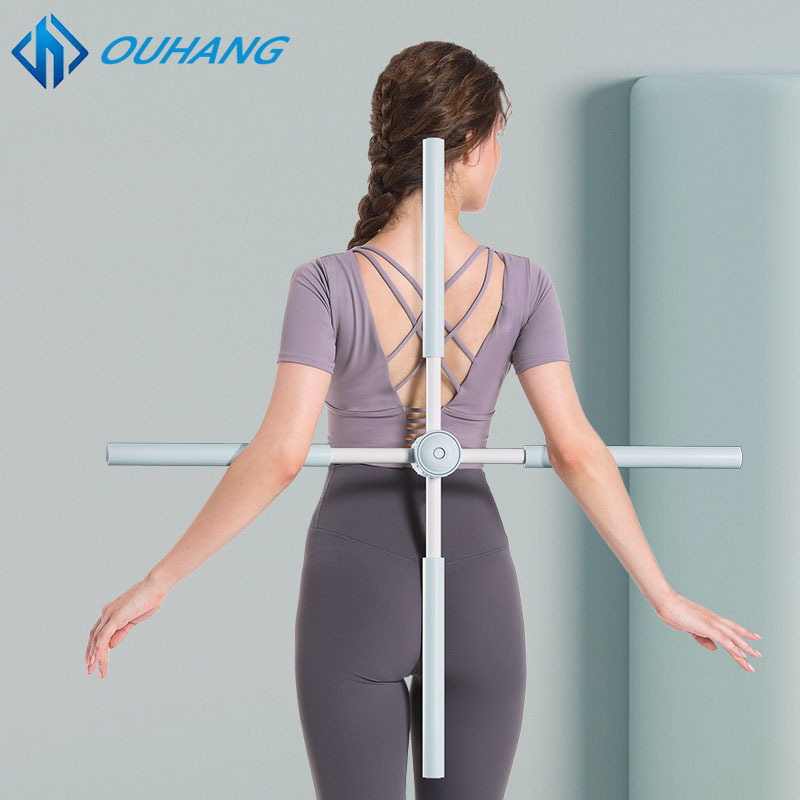 开背棍儿童驼背矫正棒站姿十字架训练背部器材开肩开背形体矫
