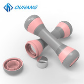 厂家家用调节哑铃女士包胶哑铃瑜伽小哑铃练臂啞鈴身健器材