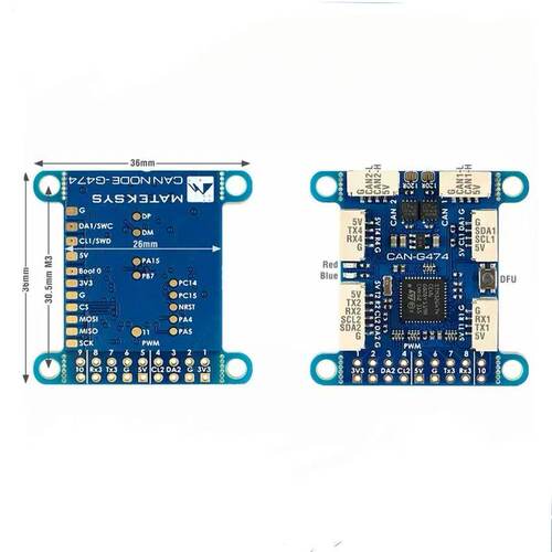 MATEK AP_PERIPH CAN NODE CAN-G474 模块 支持1Mbit~5Mbit CANFD