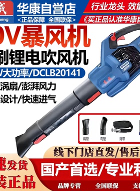 东成20V暴风款无刷锂电吹风机600W大功率手持充电除尘器DCLB20141