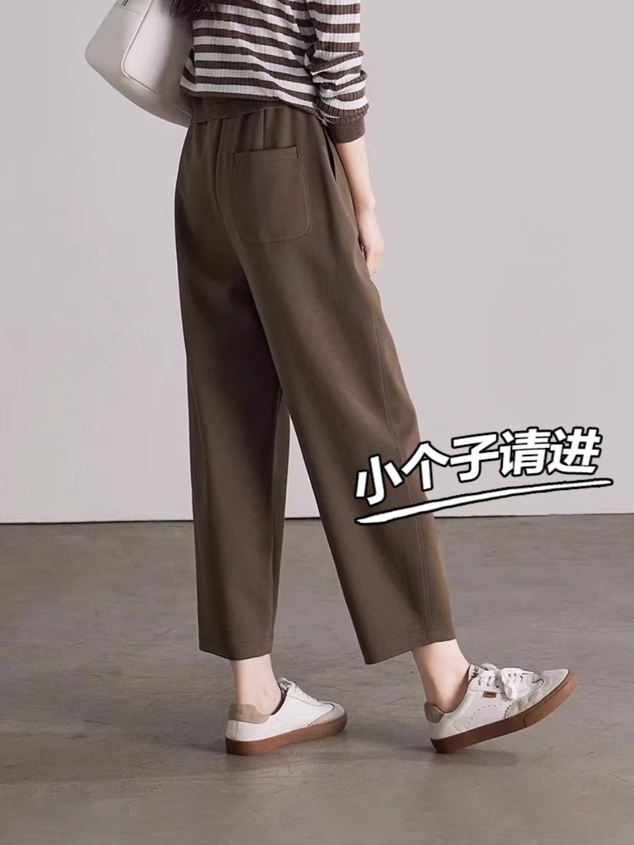 镰刀运动裤女2025年秋季新款高腰加绒加厚卫裤今年流行的爆款裤子