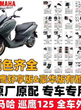 雅马哈新巡鹰JYM125T-3全车外壳塑料件前面板侧条内箱脚踏板侧盖