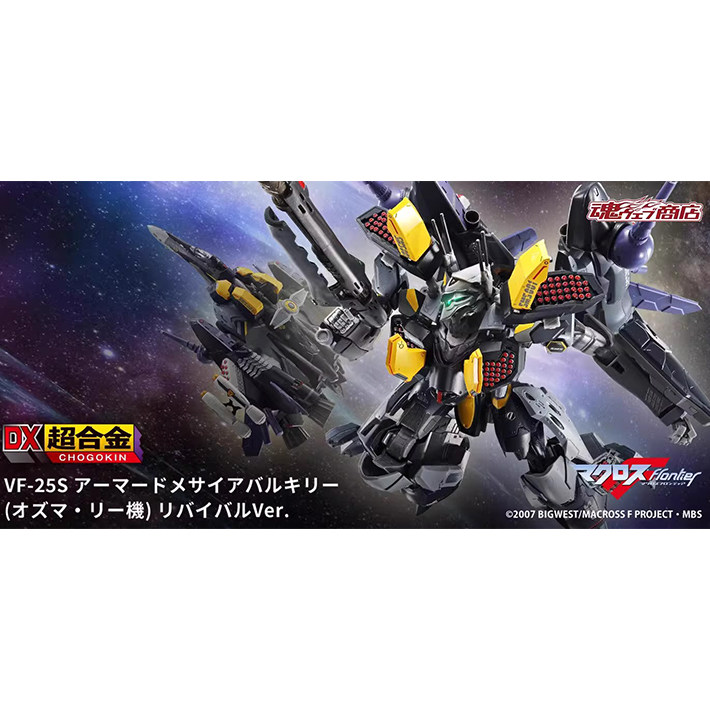 万代 魂限 DX超合金 超时空要塞 VF-25S 奥兹玛机 AP套装 重生版 - 实物图