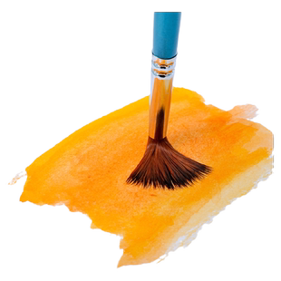 青竹尼龙水彩画笔6支装水粉笔套装丙烯颜料画笔油画笔美术生专用水彩笔刷排笔刷子初学者勾线笔笔极细晕染笔