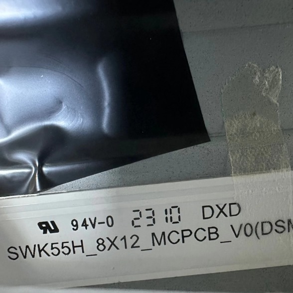 拼接屏55寸SWK55H_8X12_MCPCB_0(DSM) 55040H0222-03灯条背光铝板