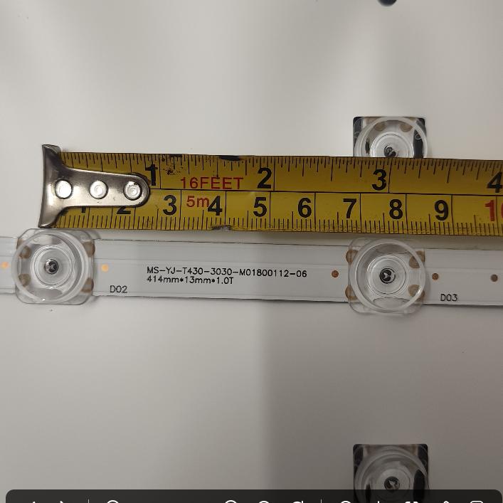 MS-YJ-T430-3030-M01800112-06 414mm*13mm*1.0T灯条YMY-6243W MM