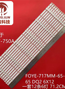 PID65PF01灯条A56-65DQ2-3030-0D22-12X6-717.1X12-220217-B灯管