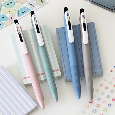 日本ZEBRA斑马Chill悦芯JJ118中性笔CLIP黑笔SARASA按动彩色手账