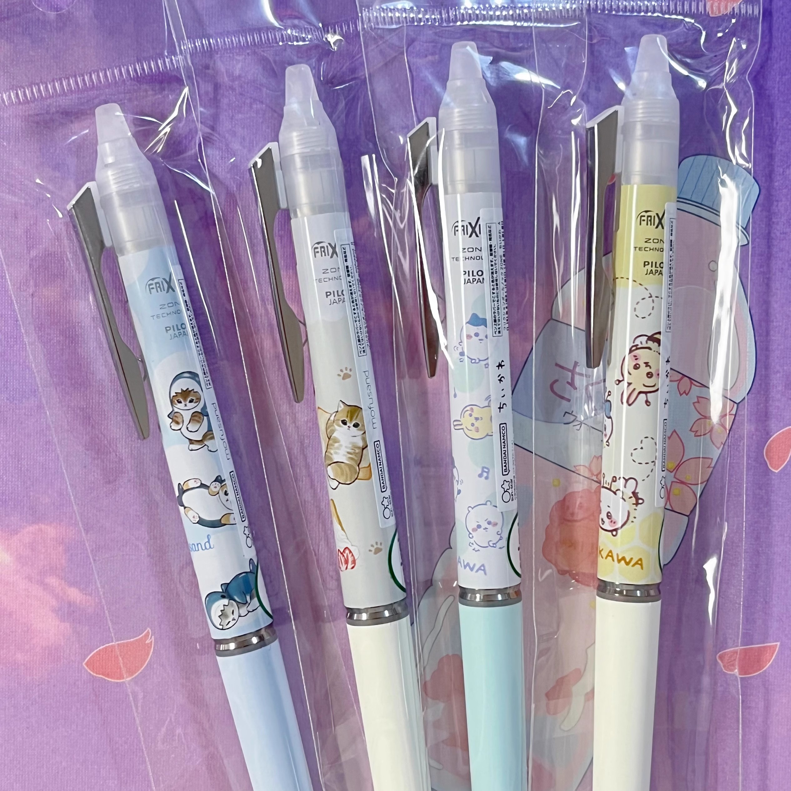 现日本百乐pilot新款chiikawa吉伊卡哇鲨鱼猫限定可擦中性笔0.5mm