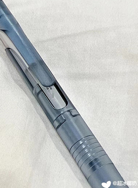 新品日本ZEBRA斑马Blen减振中性笔烟熏透明轴限定款黑色中性笔0.5